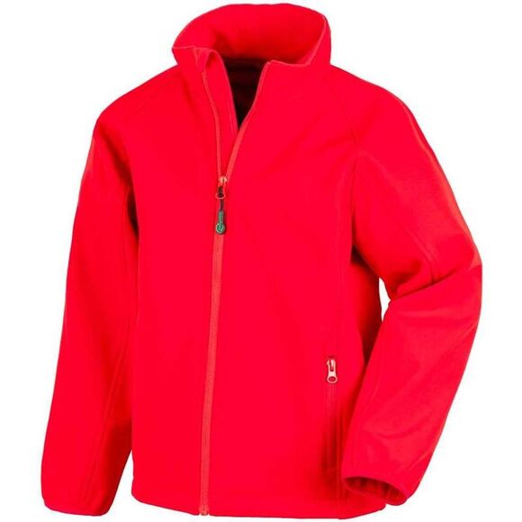Result Genuine Recycled Childrens/Kids Soft Shell Jacket / Red
